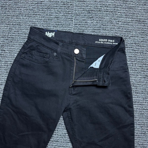 Mugsy Squid Inks Black Jeans Men's Slim Fit FLX3NSQ 30x30 Denim Pants - Picture 1 of 5
